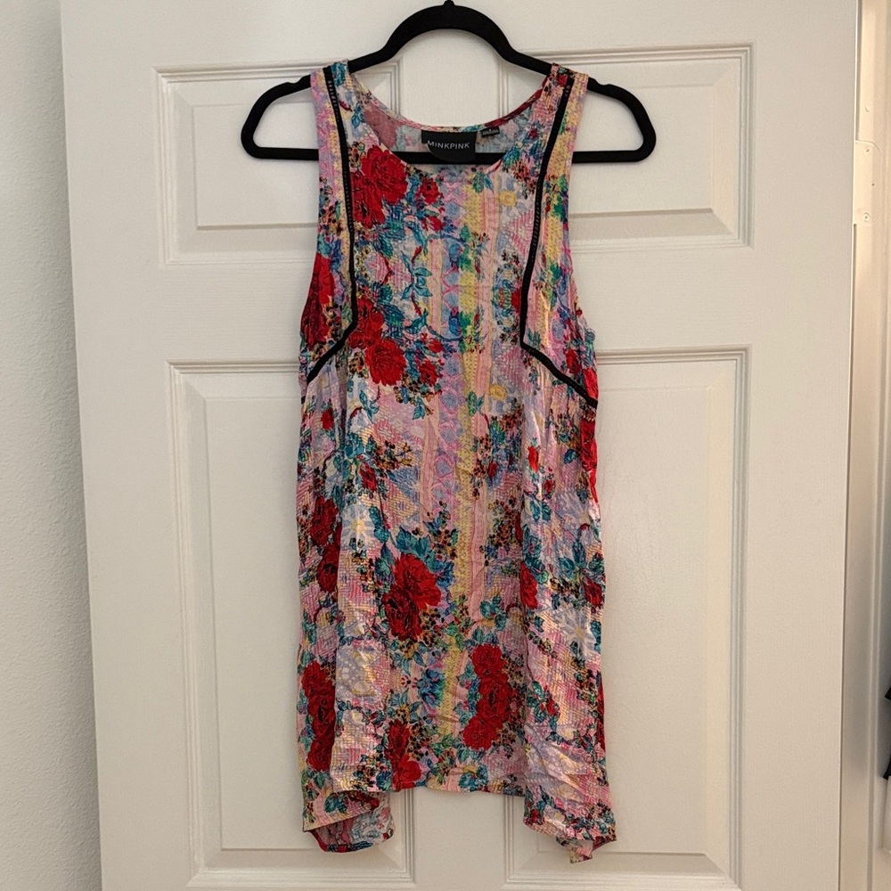 MINKPINK Multicolor Floral Sleeveless Dress